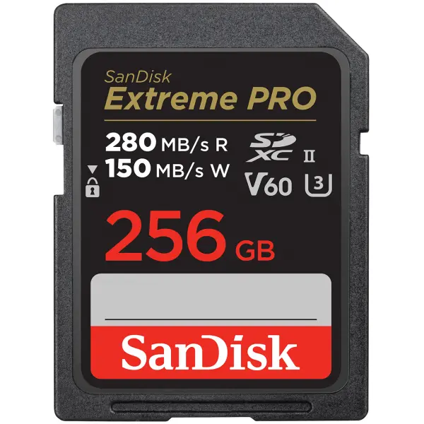Card Memorie SDXC SanDisk Extreme Pro, 256Gb, Clasa 10 / UHS-2 U3 SDSDXEP-256G-GN4IN