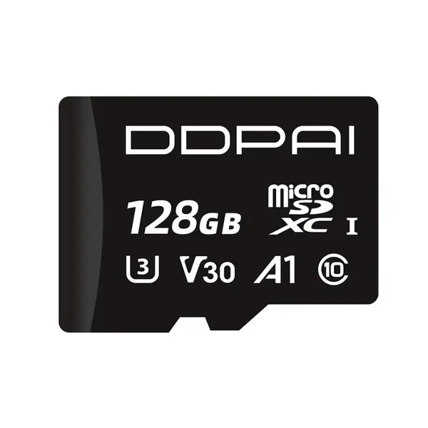 Card Micro SD DDPAI-128GB, stocare de mare viteza, 128GB