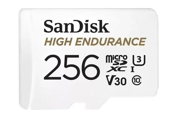 Card MicroSD pentru supraveghere video, Sandisk, V30, 256 Gb, SDSQQNR-256G-GN6IA