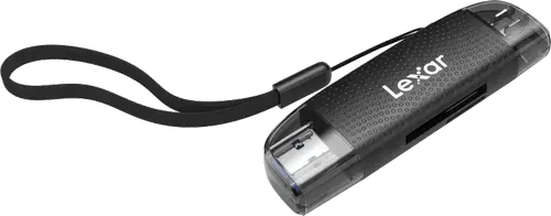 Card reader Lexar LRW310X-BNBNG, pentru microSD si SD, USB-A/C 3.1