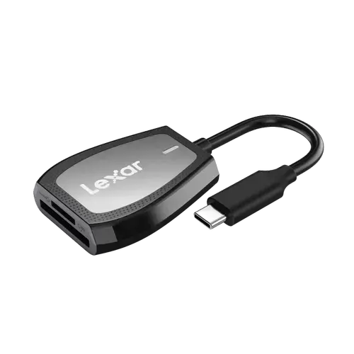 Card reader Lexar LRW470U-RNHNG, USB-C 3.0 pentru microSD, SD, UHS-II