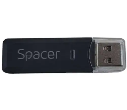 Card Reader Spacer SPCR-USB3-02, USB 3.0 (Negru)