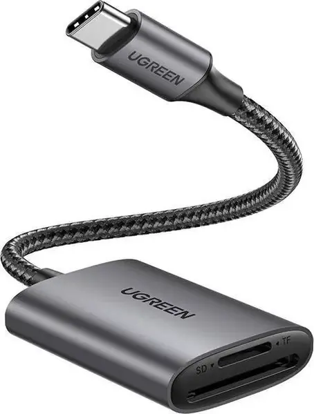 Card reader Ugreen CM401, USB-C, microSD/SD (Negru)