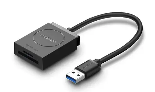 Card Reader Ugreen CR127, microSD, USB (Negru)
