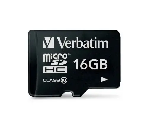 Card Verbatim microSDHC 16Gb (Class 10)