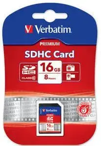 Card Verbatim SDHC 16GB (Class 10)
