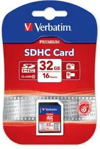 Card Verbatim SDHC 32GB (Class 10)