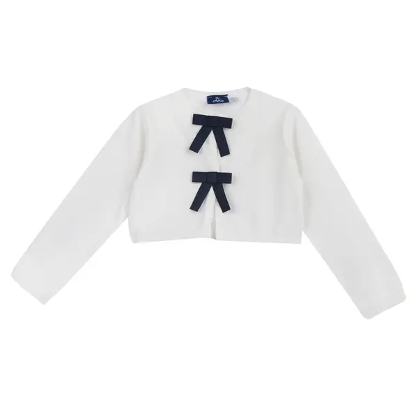 Cardigan copii Chicco tricotat, alb, 01224-70MC