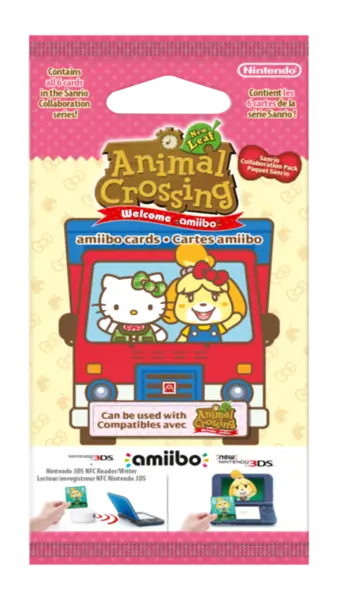 Cards amiibo Animal Crossing New Leaf + Sanrio Pack
