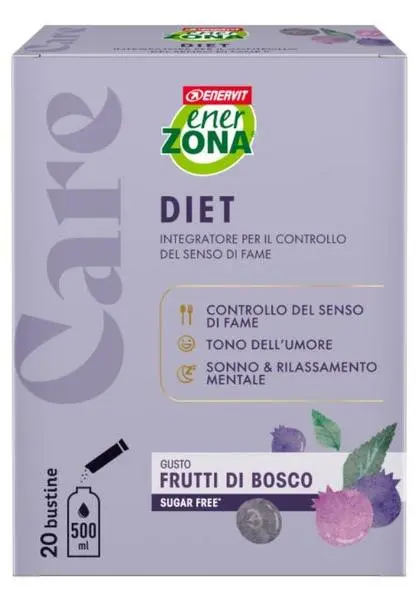 Care Diet Mix alimentar, fructe de pădure, 20 pliculețe, Enervit EnerZona