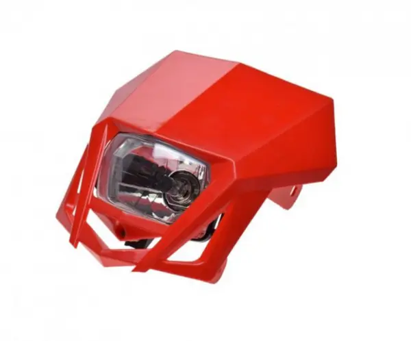 Carena si far, Enduro, culoare rosu, AW2352R
