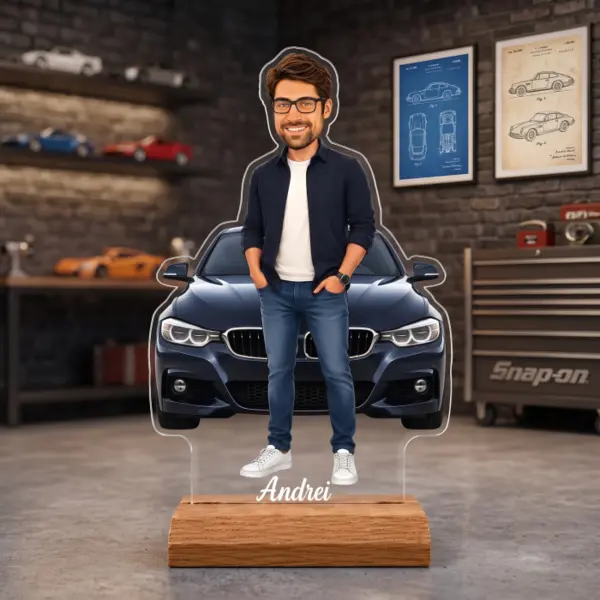 Caricatura Sofer - Statueta Personalizata tip Trofeu