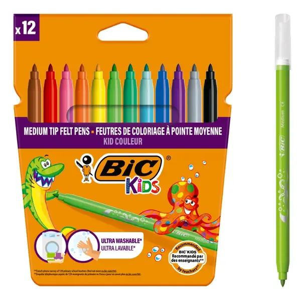 Carioca Bic Kid Couleur 12 cul.- engros