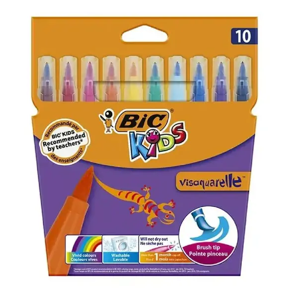 Carioca Bic Visaquarelle10 cul.- engros