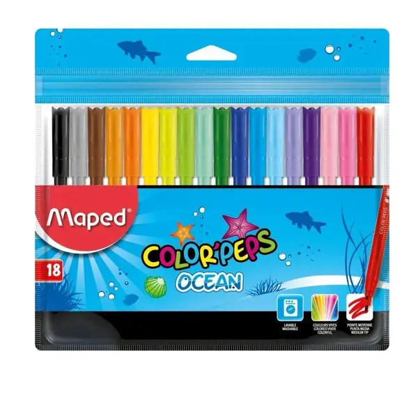 Carioca Maped 18 cul. - engros