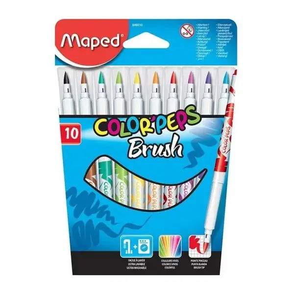 Carioca Maped Brush 10 cul. - engros