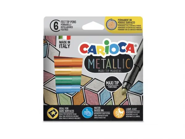 Carioca Metallic Maxi 6 set