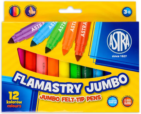 Carioci Astra - Jumbo, 12 culori