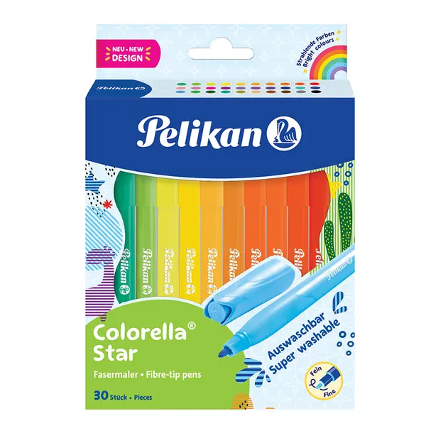 Carioci Colorella Star C302, 30buc/set, Pelikan