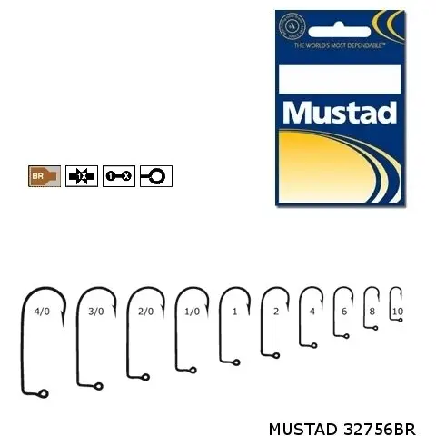 Carlig Bronz Pentru Twister nr.2/0