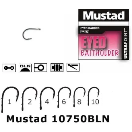 Carlig Eyed Baitholder 10750NP-BN Nr.10