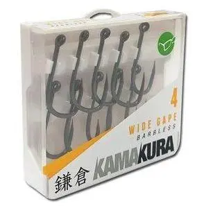 Carlig Kamakura Wide Gape Barbless Nr.8