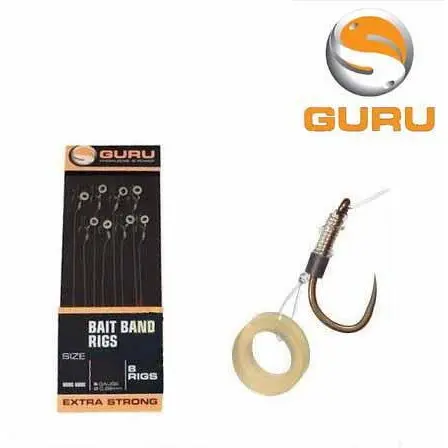 Carlig Montura Bait Bands Carlig Nr.18 0.15mm 38cm 8buc