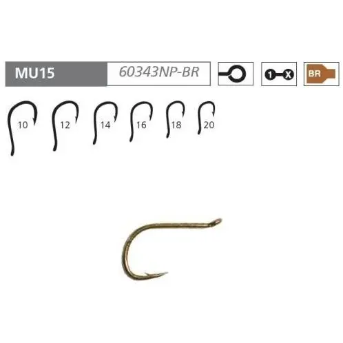 Carlig Out-Turned Eyed Feeder MU15 Nr.14
