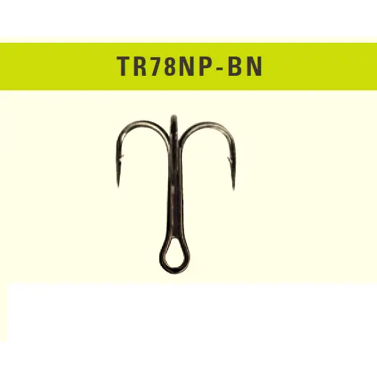 Carlig Round Bend Treble Hook 6buc Nr. 8