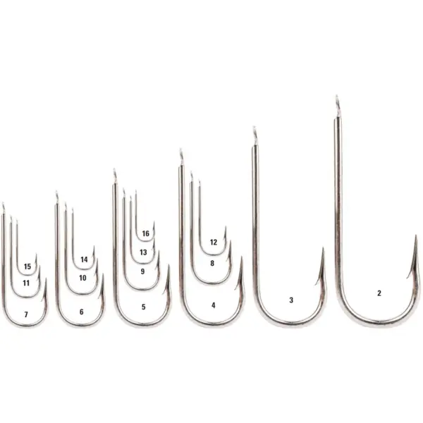 Carlig Round Bent Sea Nickel nr.12 100buc
