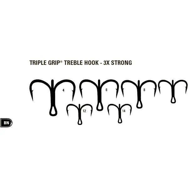 Carlig Ultrapoint KVD Triple Grip 5buc Nr. 14