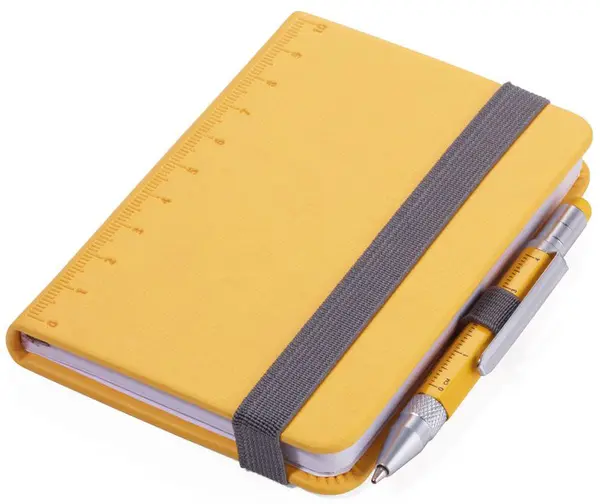 Carnet A7 Troika - Lilipad+Liliput, galben