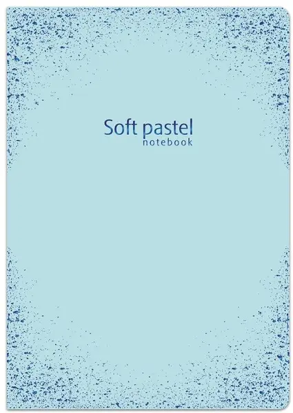 Carnet Lastva Soft Pastel - A4, 52 de foi, randuri late, cu 2 campuri, sortiment