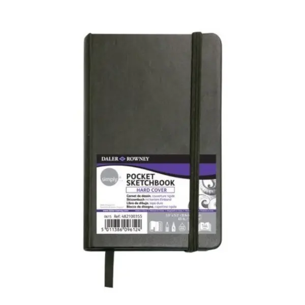 Carnet Schita Coperta Tare Simply Daler Rowney, 9 x 14 cm, 100 g/mp