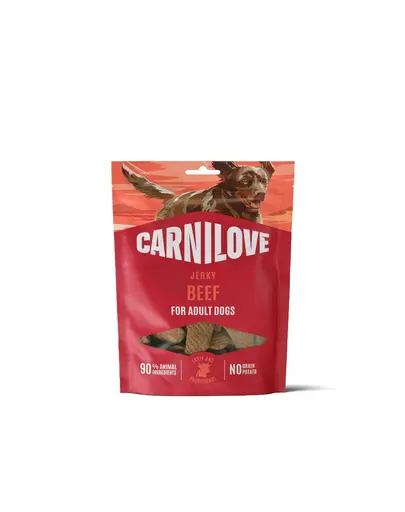 CARNILOVE Jerky Snack Beef Fillet recompense din carne pentru câini 100 g