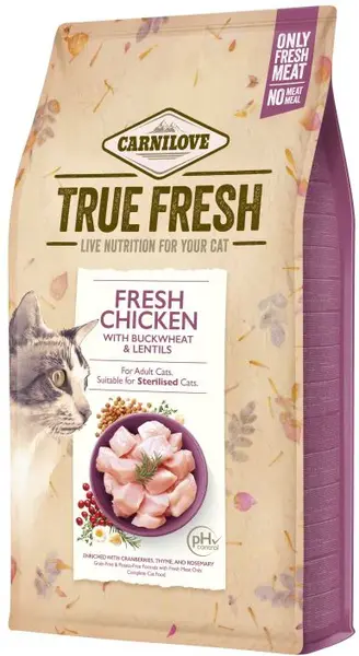 CARNILOVE True Fresh, cu Pui, fără cereale şi cartofi