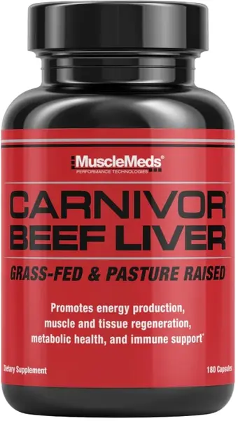 Carnivor Beef Liver, 180 capsule, Muscle Meds
