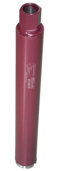 Carota diamantata segment Turbo Laser 3DTECH pt. beton armat diam. 63 x 450 (mm) - ULTRA Premium - DXQZ.3D1117.63