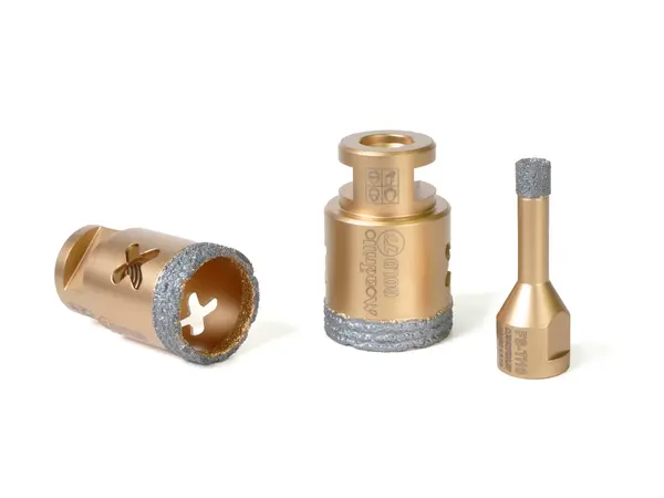 Carota Montolit FS-TI65 T-GOLD diamantata pentru perforare uscata Ø 65 mm