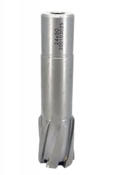 Carota pt. otel din carbura de tungsten, ⌀ 24mm, h=50mm, cu prindere Weldon - DXDY.P-TCT-50.24.W