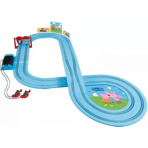 CARRERA Circuit de curse CARRERA First Peppa Pig soapbox race, 2.9m, 2 masini