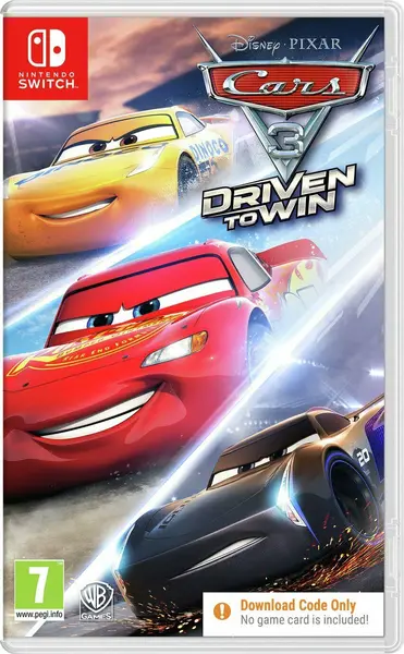 Cars 3 Driven To Win Code In Box PlayStation 4|Xbox 360|Wii U|Nintendo Switch|Xbox One