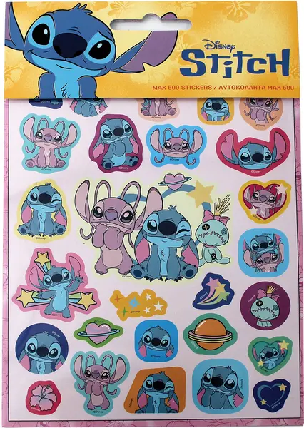 Carte cu autocolante GIM Stitch - 600 bucăți