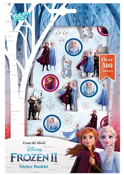 Carte cu autocolante Totum - Frozen, 150 bucăți