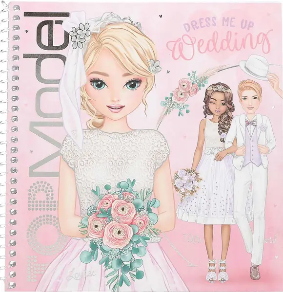 Carte cu stickere Depesche TopModel - Dress Me Up, Wedding