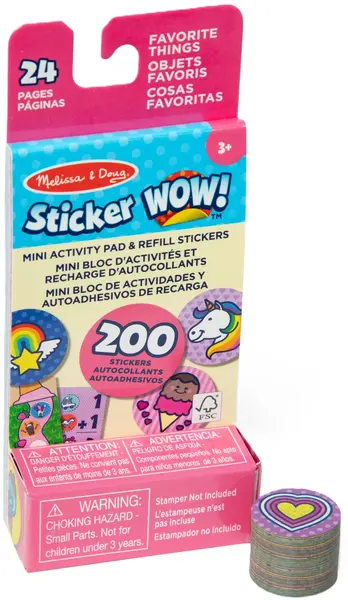 Carte cu stickere Melissa & Doug - Lucruri preferate