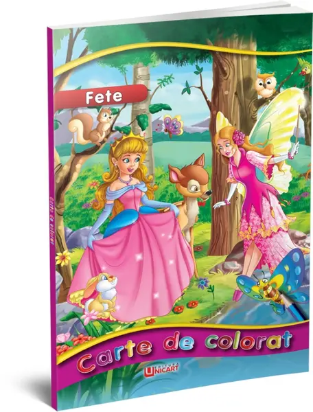 Carte de colorat A4 96file Fete