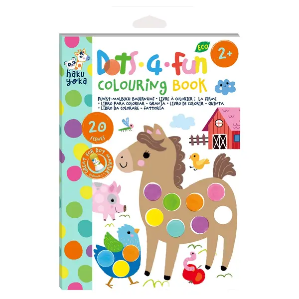 Carte de colorat, Avenir, Dots4Fun, Animale de ferma