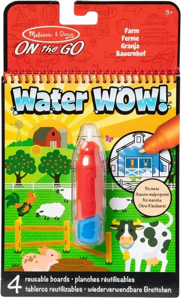 Carte de colorat cu apă Melissa & Doug - Fermă