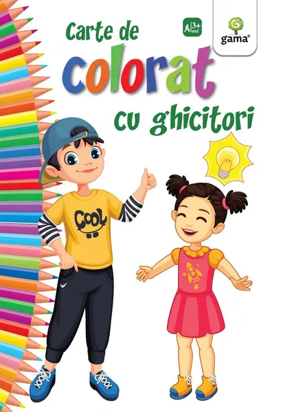 Carte de colorat cu ghicitori |